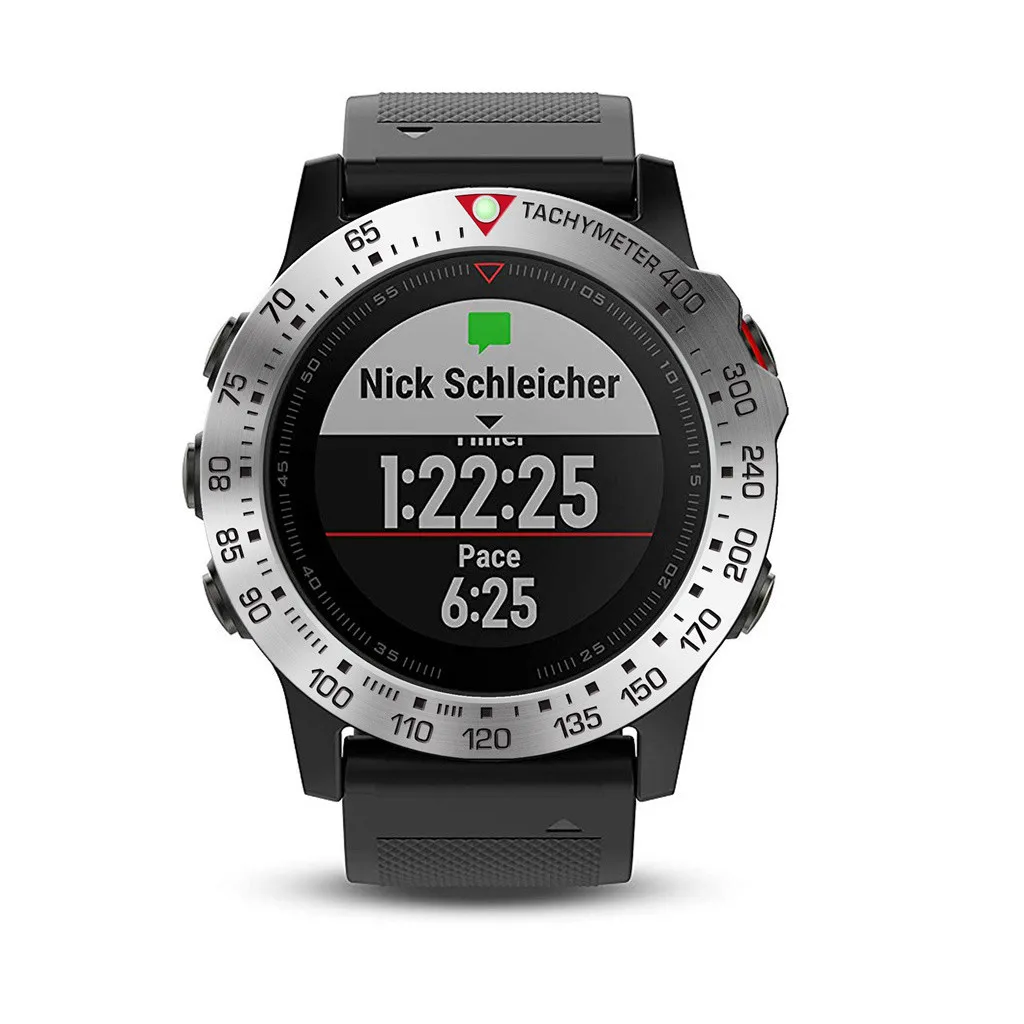 Для Garmin Fenix 5X клейкое кольцо, светящееся кольцо, клейкое покрытие, металлический чехол с защитой от царапин для Garmin Fenix 5X DE4