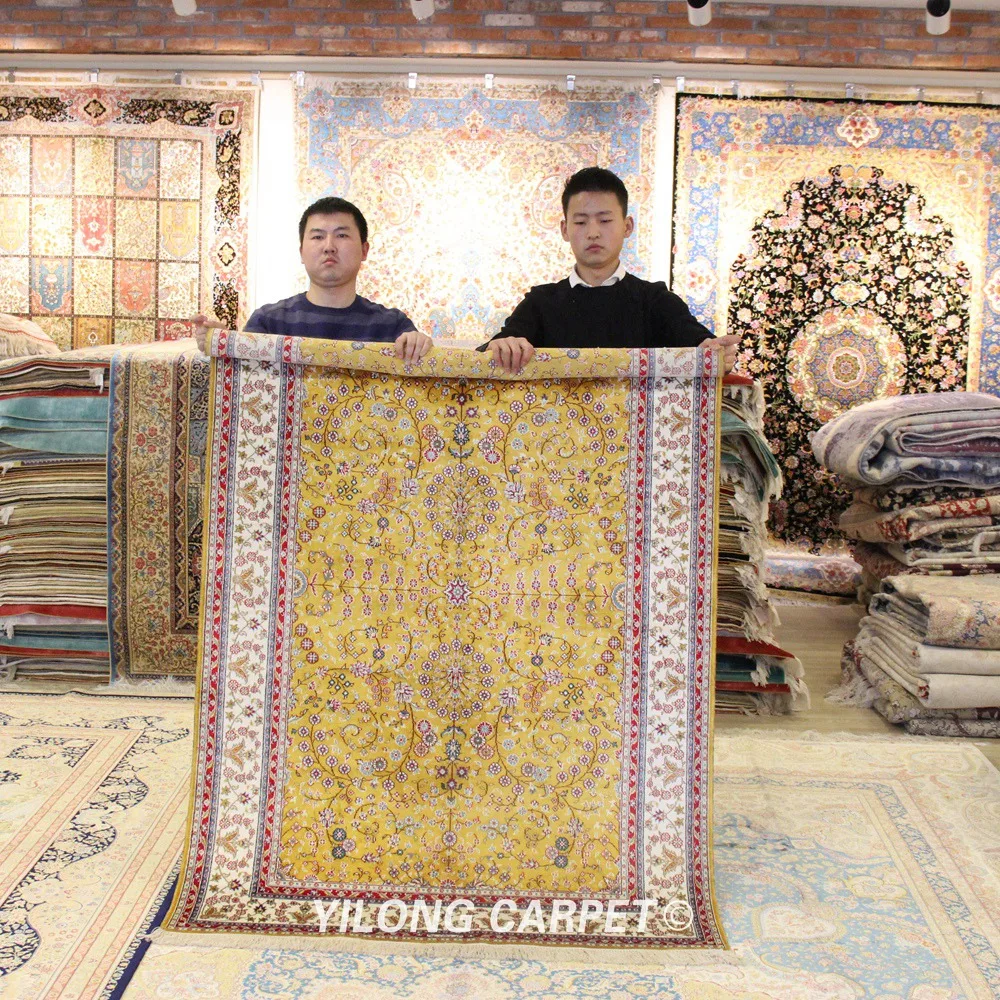 Yilong 4 'x 6' традиционные персидские ковры ручной работы турецкий античный