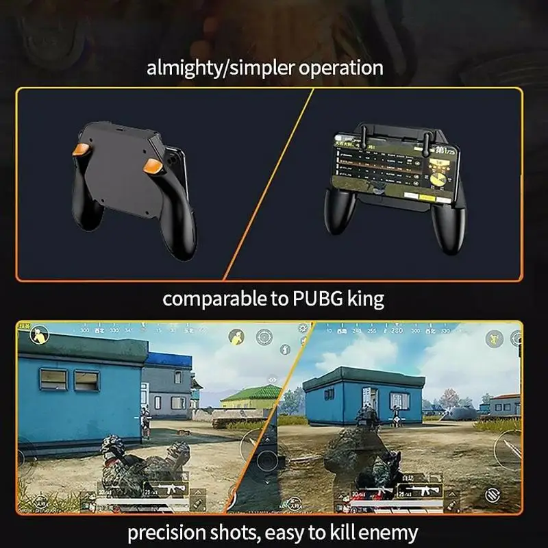  PUBG Artifact Game Controller Joystick M18 Gamepad Grip Free Fire Trigger Button For iPhone Android