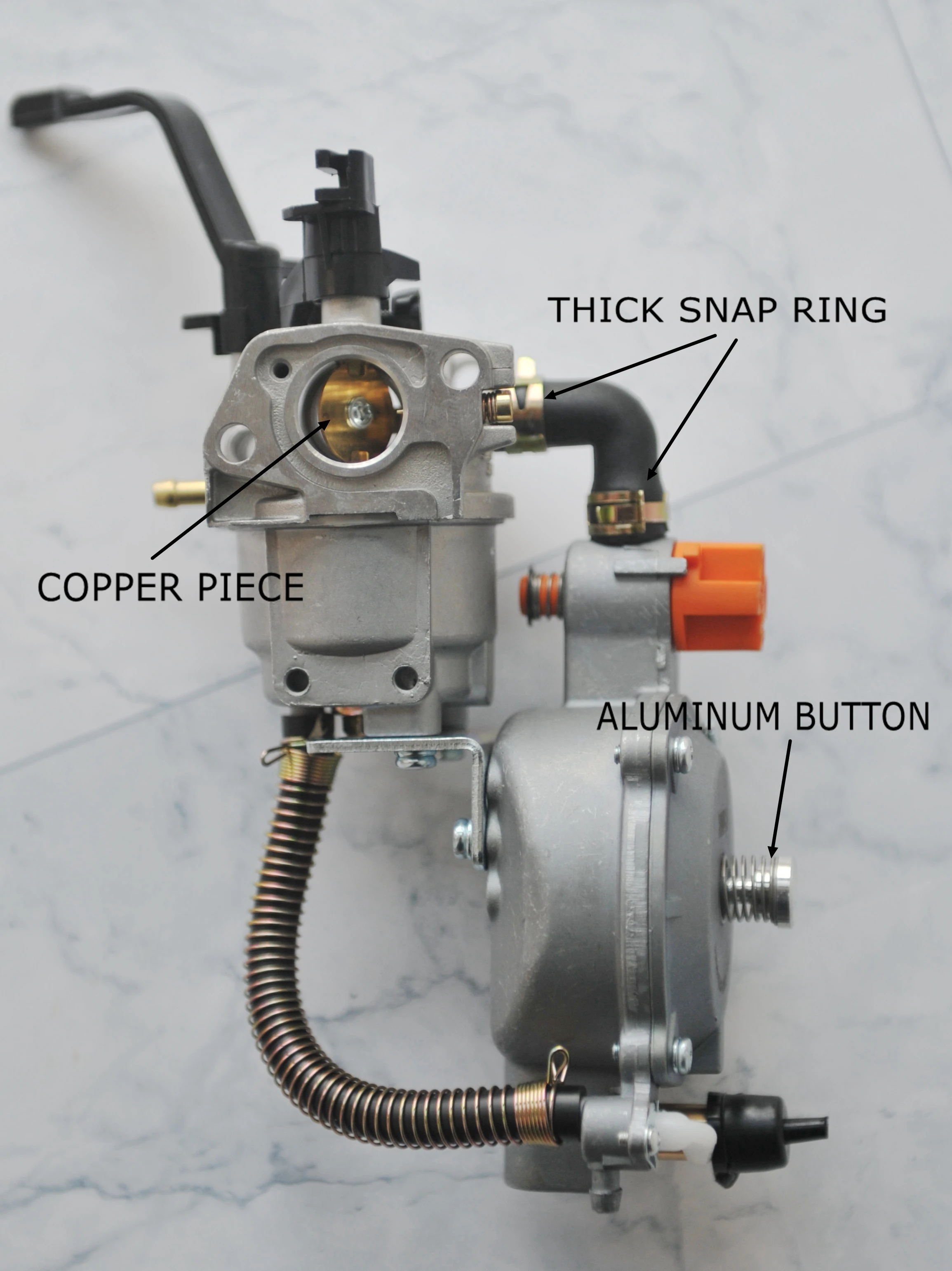 Dual Fuel Carburetor 170F Dual Fuel Carburetor for Gasoline Generator LPG NG Propane CONVERSION Hybrid 2.8KW GX200 TONCO +scarf