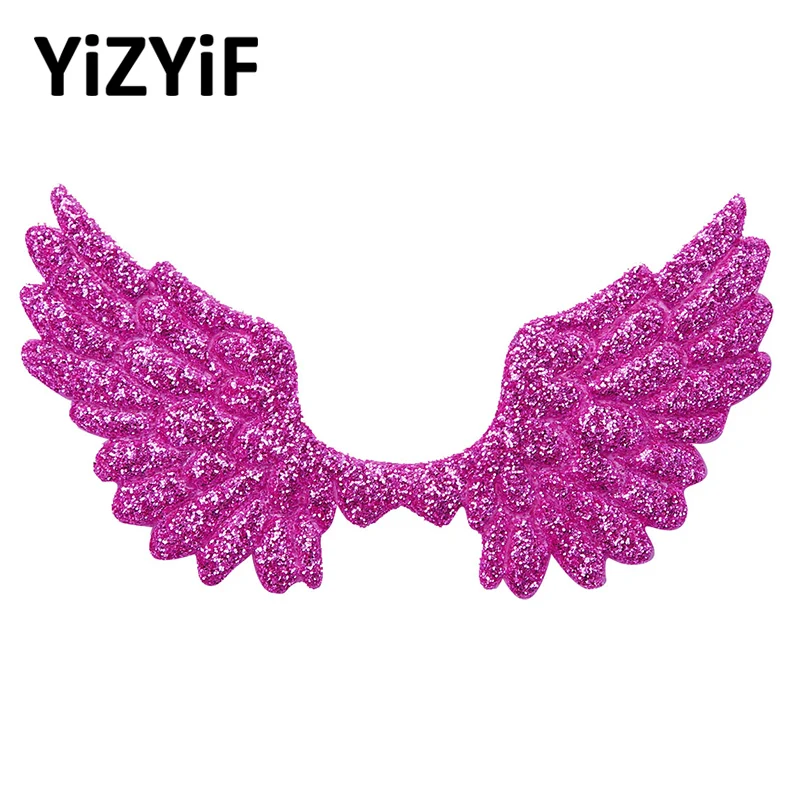 10/11Pcs Children Iridescent Angle Wings Apparel Sewing Patches Jackets Cloth DIY Craf Hair Clip Accessories | Аксессуары для