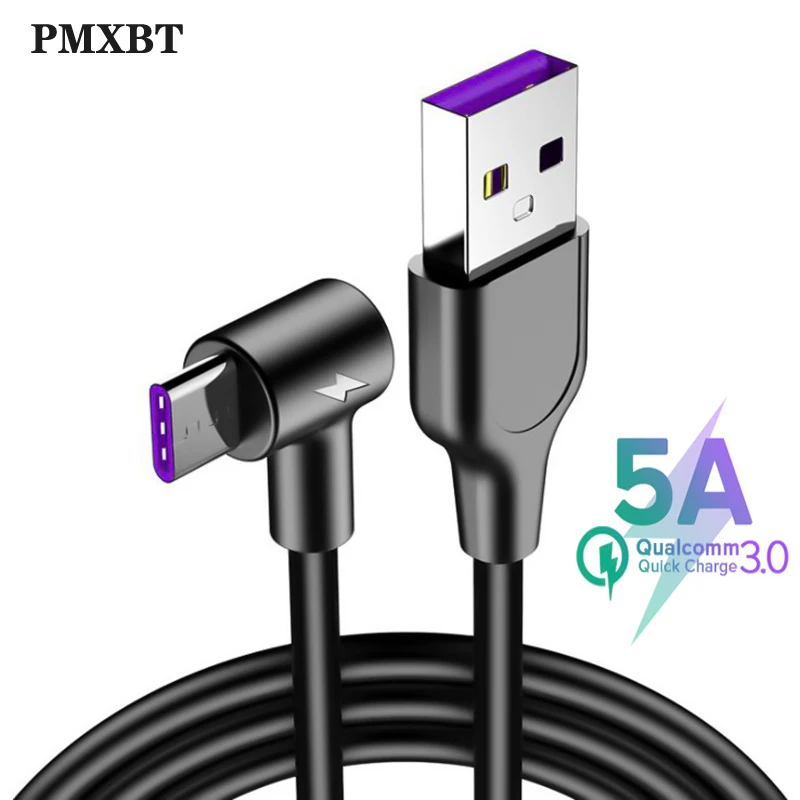 

1m 2m Type C USB Cable for Samsung S10 S9 S8 5A Super Quick Charge for Huawei Mate 20 10 Plus P30 P20 Pro 5A Fast Charging Cord
