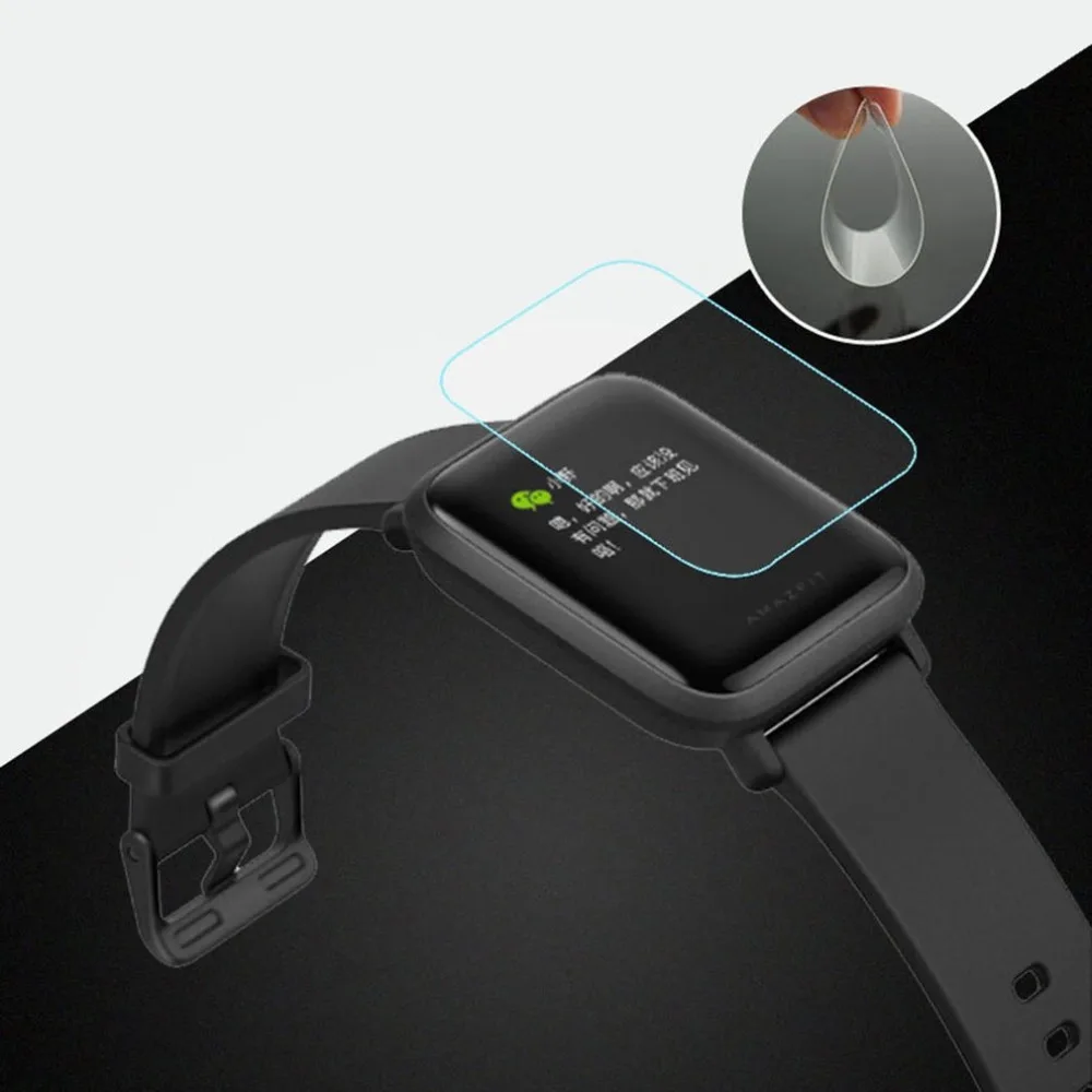 1 шт. защитная пленка из мягкого ТПУ HD для Xiaomi Huami Amazfit Bip BIT PACE Lite Смарт часы на весь
