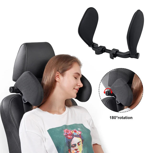 Reposacabezas de asiento de coche para niños y adultos, almohada ajustable  para reposacabezas de coche, almohada de viaje para dormir, almohada para  el cuello - AliExpress