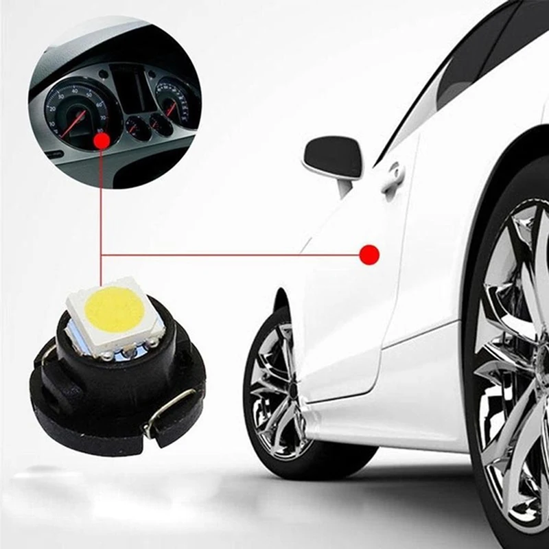 10 шт 1 SMD СВЕТОДИОДНЫЙ DC12V Авто приборной панели автомобиля тире лампа Кластерные лампы приборной светильник T3 T4.2 1210 3528 T4.7 5050