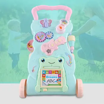 

Baby Walker Light Color Trolley Early Learning Puzzle Baby Multi-Function Walker With Music Toys Hot!