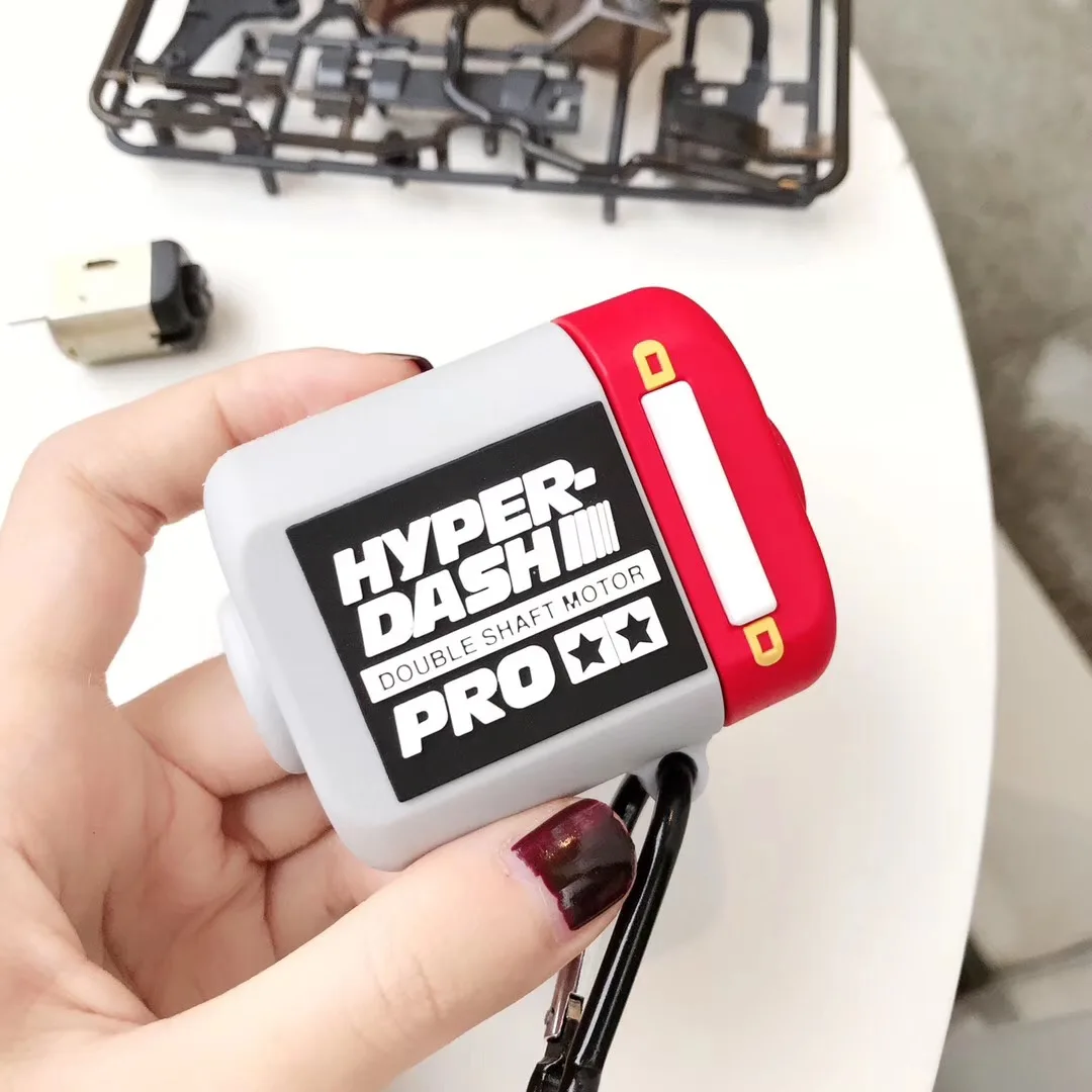 Япония 3D HYPER программатор Dash мотор четырехколесный привод беспроводной bluetooth гарнитура коробка для Apple airpods 1 2 Классический гоночный автомобиль Резина