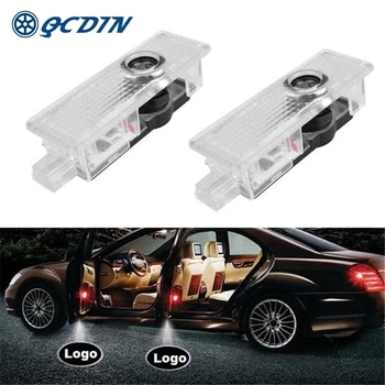 

QCDIN 2pcs for BMW LED Car Door Logo Lights Welcome Lights Projector Logo Lights