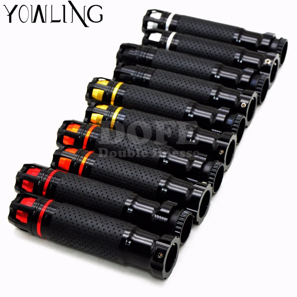 22mm Univelsal CNC Motorcycle Motorbike Handle Bar Handlebar Grips For yamaha honda   ducati Kawasaki  Aprilia bmw Benelli