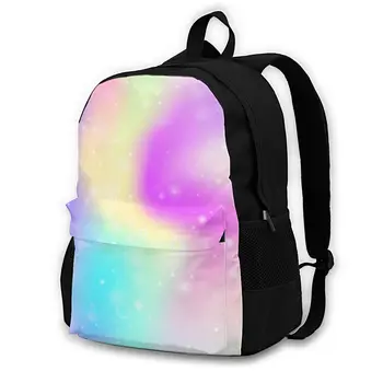 

School Backpack for TeenagesBackpack Leisure Rucksacks TravelFairy Rainbow Mesh daypa