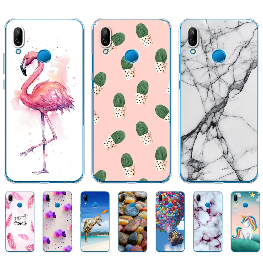 Чехол для 5 84 &quotHuawei P20 Lite Huawei Pro силиконовый мягкий телефон HUAWEI P 20 Coque задняя крышка