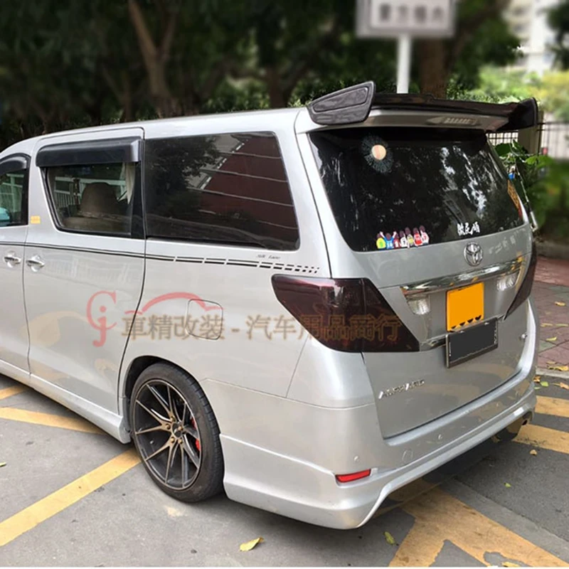 

Автомобильный Стайлинг углеродного волокна багажник крыша спойлер для Toyota Alphard 2012 2013 2014 2015