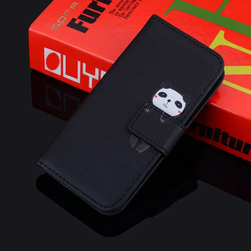 Lovely Animal Flip Leather Phone Case For iPhone 13 12 11 Pro X XS XR Max 6 7 8 SE 6S Plus 5 Fundas Card Holder Stand Book Cover iphone xr card case