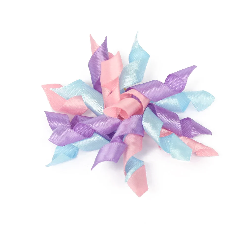 

50 Pcs Handmade Grooming Dog Bow Blue Powder Purple Roll Ribbon Halloween Hair Little Flower 6027033 Pet Accessories Supplies