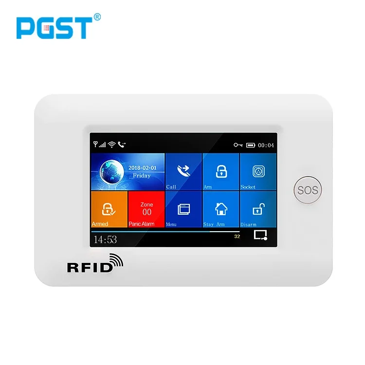 Just 3G panel PGST 3g IOS Android wifi беспроводной дом домашние охранные сигнализации система управления приложением комплект с Alexa Fuction охранная сигнализация для дома - Цвет: Just 3G panel