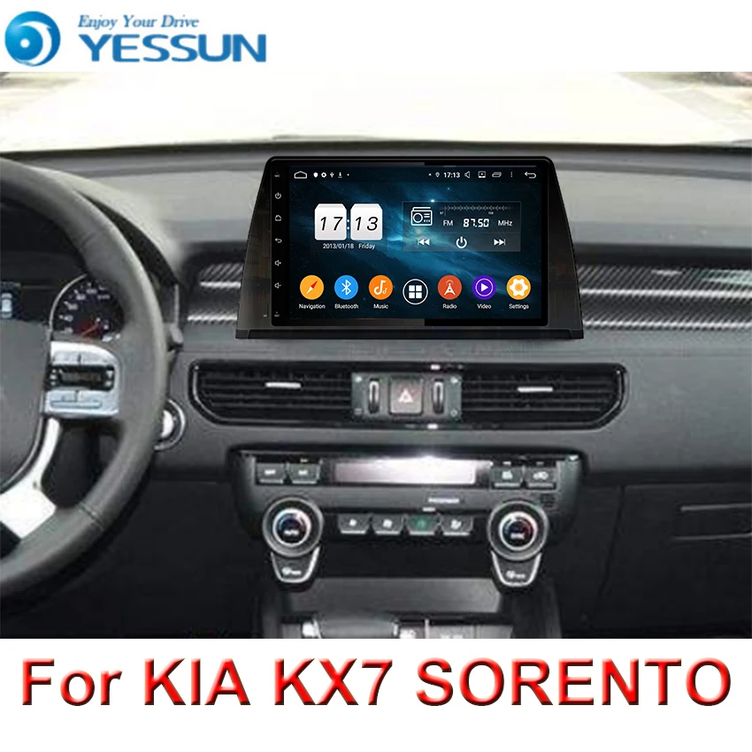 10," android 9,0 автомобильный мультимедийный плеер для kia Sorento KX7 автомобильный аудио стерео gps навигация wifi 8 ядерный