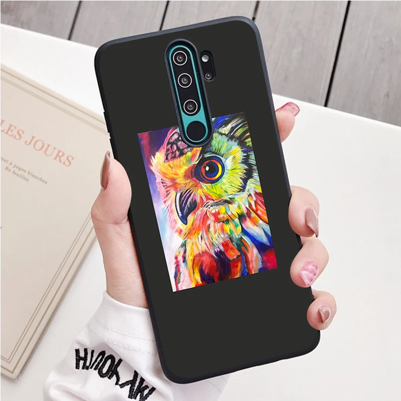 cases for xiaomi blue Cú Tranh Silicone Ốp Lưng Điện Thoại Redmi Note 8 7 Pro S 8T Cho Redmi 9 7A Bao xiaomi leather case charging Cases For Xiaomi
