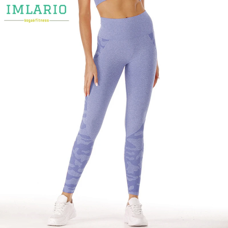 Imlario Scrunch Butt Бесшовные Леггинсы для йоги камуфляжные штаны для тренажерного зала и фитнеса для женщин с высокой талией, пуш-ап, тренировочные колготки