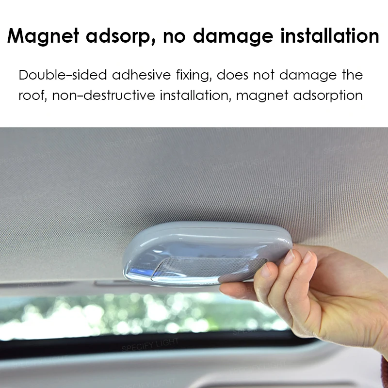 Car Interior Reading Light Auto USB Charging Roof Magnet Auto Day Light Trunk Drl Square Dome Vehicle Indoor Ceiling Lamp (6)