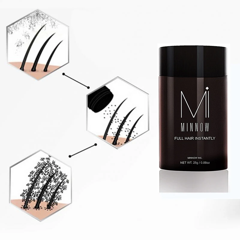 New Arrival 7 Colors Additional Fiber Thick Hair Keratin Supplement The Effect Is Remarkable Silty For Hair Growth Tonic 25g