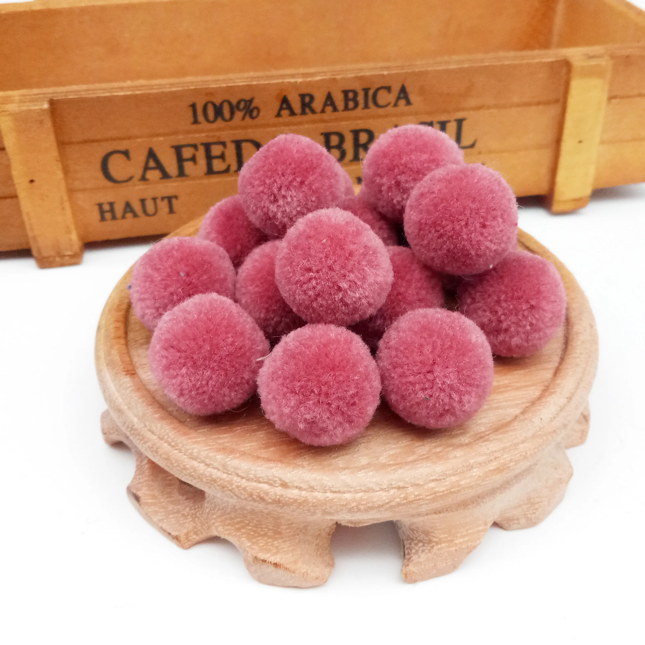 20mm Fluffy Pom Poms Jewelry Findings Solid Pompoms Ball DIY Handmade Kids Toys Wedding Decor DIY Sewing Craft Supplies Jewelry