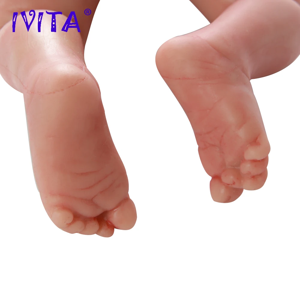 IVITA WG2014 46 см (18 дюймов) 3 93 кг силиконовый чехол для всего тела милые глаза открытые