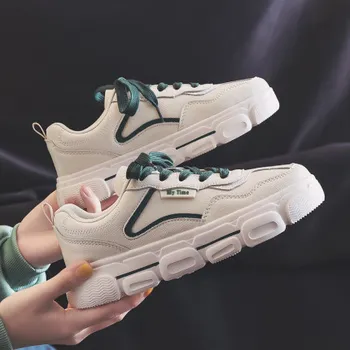 

2020 summer new permeable mesh shoes women's popular all matching fit student sports white shoes board shoes fashion trend