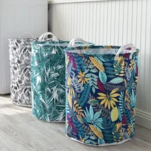 Bohemian Style Clothes Finishing Storage Bucket Large Cotton and Linen Waterproof Storage Storage Containers Laundry Basket 1010 american country style big size american flag foldable sundries storage bucket cotton and linen laundry bucket