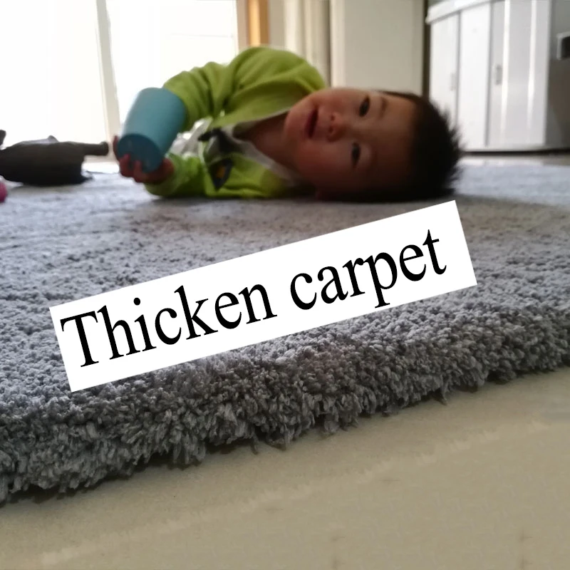 Толстый плюшевый мягкий лохматый ковер для гостиной alfombres искусственный мех флис ковер большого размера для спальни Нескользящие Коврики для дома