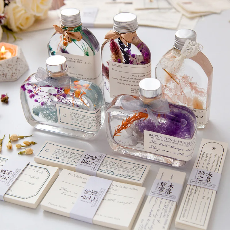 

50pcs/lot Memo Pads Material Paper memory of the poet Junk Journal Scrapbooking Cards Retro Background Decoration Paper