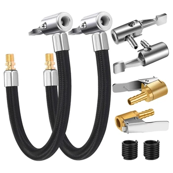 

Air Chuck Set, 1/4 inch Brass Lock on Air Chuck, 1/4 inch Metal Lock on Air Chuck and Locking Air Chuck with Air Hose