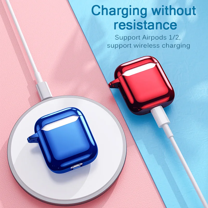 Чехол для Airpods 1 2 чехла наушники для Apple Air Pods чехол Earpods коробка для наушников Защитный чехол для кожи чехол Аксессуары