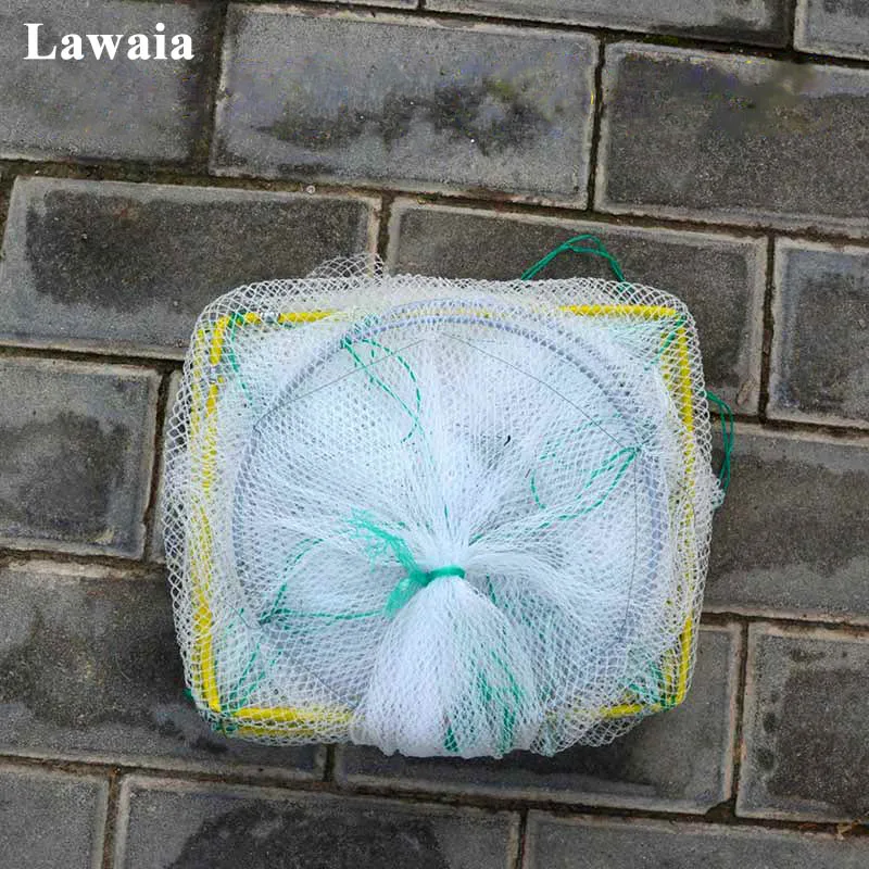 Клетка для креветок Lawaia белая Складная рыболовная сеть лобстер ловушка крабов
