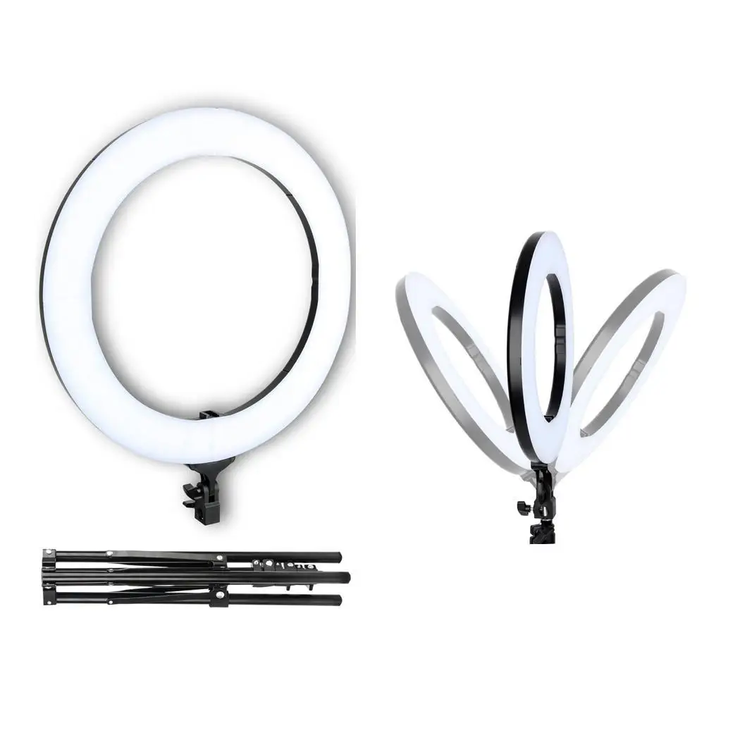 

LED Ring Fill Light Photography Self-Timer Lamp 95RA 92-190cm/36.2-74.8inch 48cm/18.9inch Stepless Dimming 58W