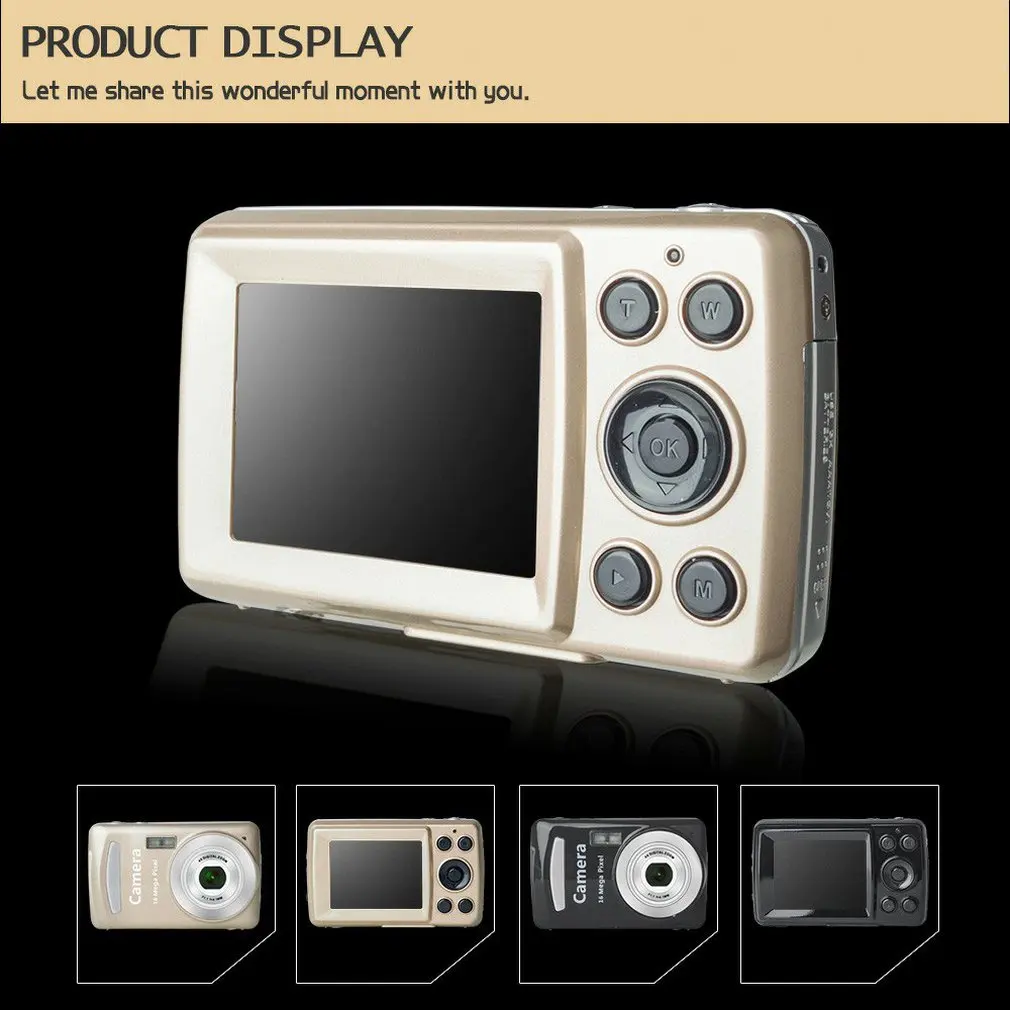 Children's Durable Practical 16 Million Pixel Compact Home Digital Camera Portable Cameras for Kids Boys Girls digital camera near me