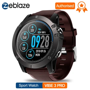 

Zeblaze VIBE 3 PRO Color Touch Display Sports Smartwatch Heart Rate IP67 Waterproof Weather Remote Music Men For IOS & Android