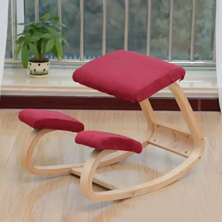 Silla ergonómica Original para arrodillarse, silla para rodillas con  postura correcta, antimiopía, muebles de madera para el hogar y la Oficina  - AliExpress