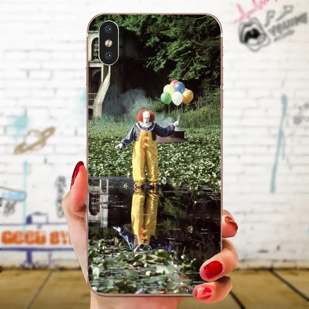 Для Apple iPhone 4 4S 5 5C 5S SE SE2 6 6S 7 8 11 Plus Pro X XS Max XR Тонкий силиконовый чехол клоун