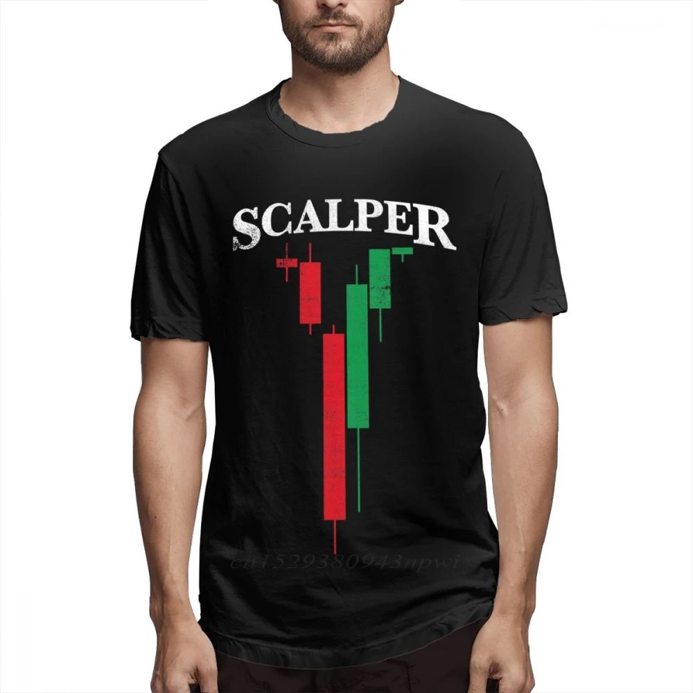 For Men Scalper Forex Investment Stock T Shirt Fashion Streetwear Cotton XS-3XL Plus Size Homme T-shirt | Мужская одежда