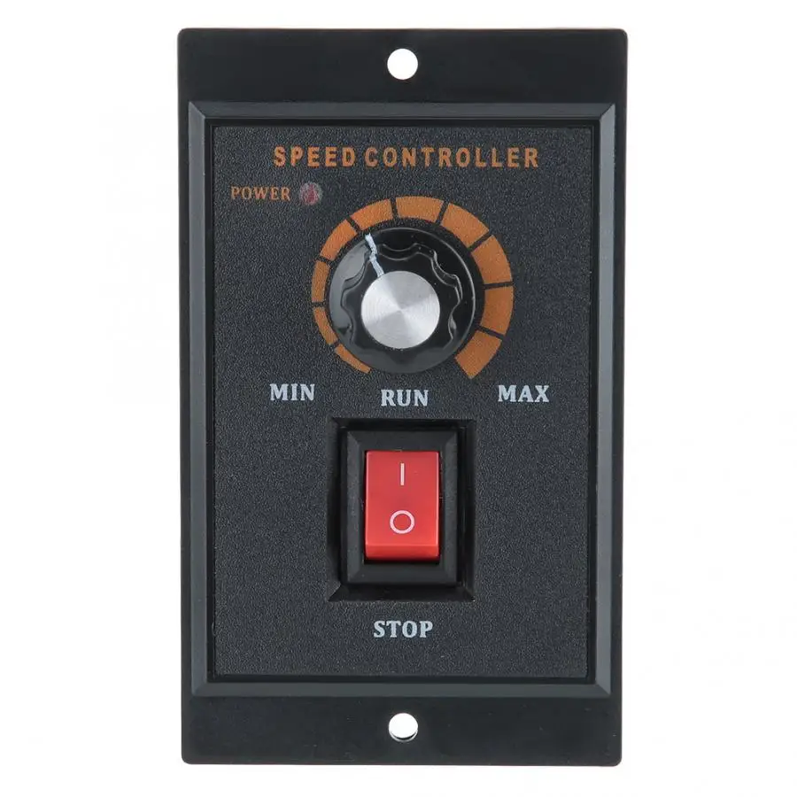 

0-110VDC Permanent Magnet Motor Speed Controller CW 220VAC Input Voltage 120W 2.2A Electric Motor ABS Housing DC-51
