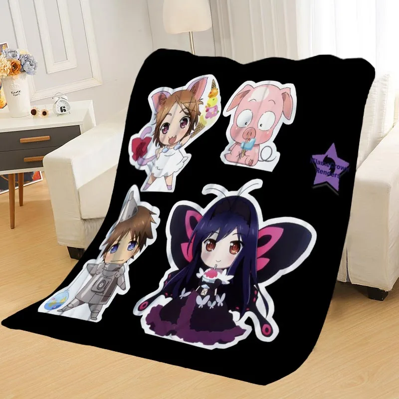 Изготовленный На Заказ Accel World Одеяла Пледы Одеяло мягкий Одеяло летнее одеяло с рисунком из аниме Одеяло путешествия Одеяло - Цвет: Blanket 3