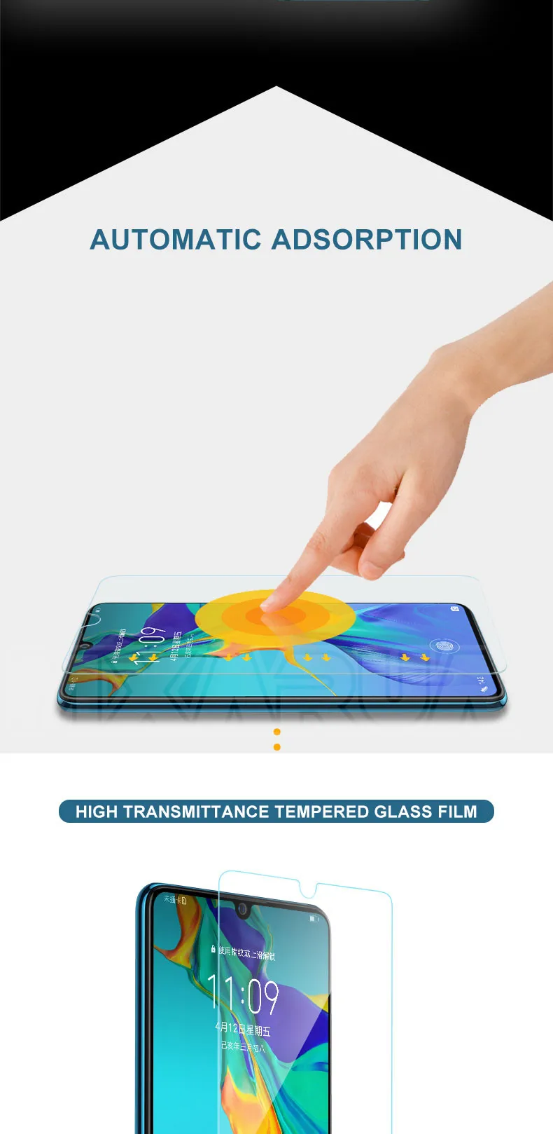 9H закаленное стекло для huawei P30 P20 Lite P20 Pro P10 Lite Plus P Smart Защитная пленка для экрана чехол