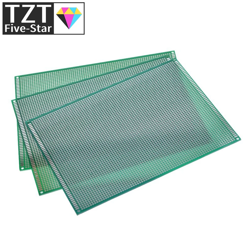 TZT 1/3PCS 15x20cm 150x200mm Einseitige Prototypplatine Universal Platine Protoboard – Detail 1