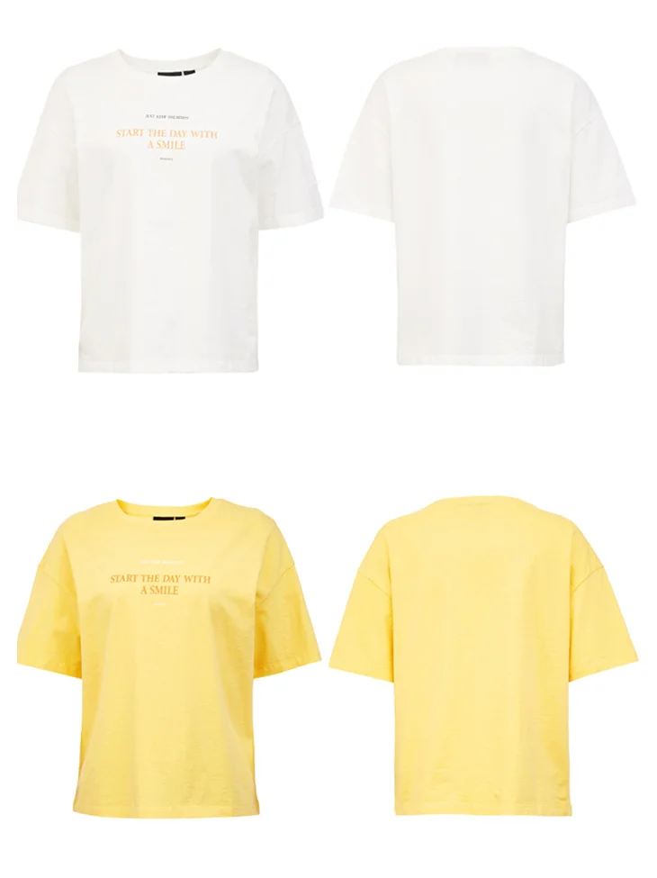 ONLY Women's Letter Print Short-sleeved T-shirt | 120101578