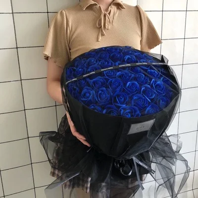 52 flowers Хорошая упаковка 52 33 цветы розы на День Святого Валентина подарок на день рождения подруги бойфренды мыло имитация поддельный цветок подарочная коробка - Цвет: 52 flowers