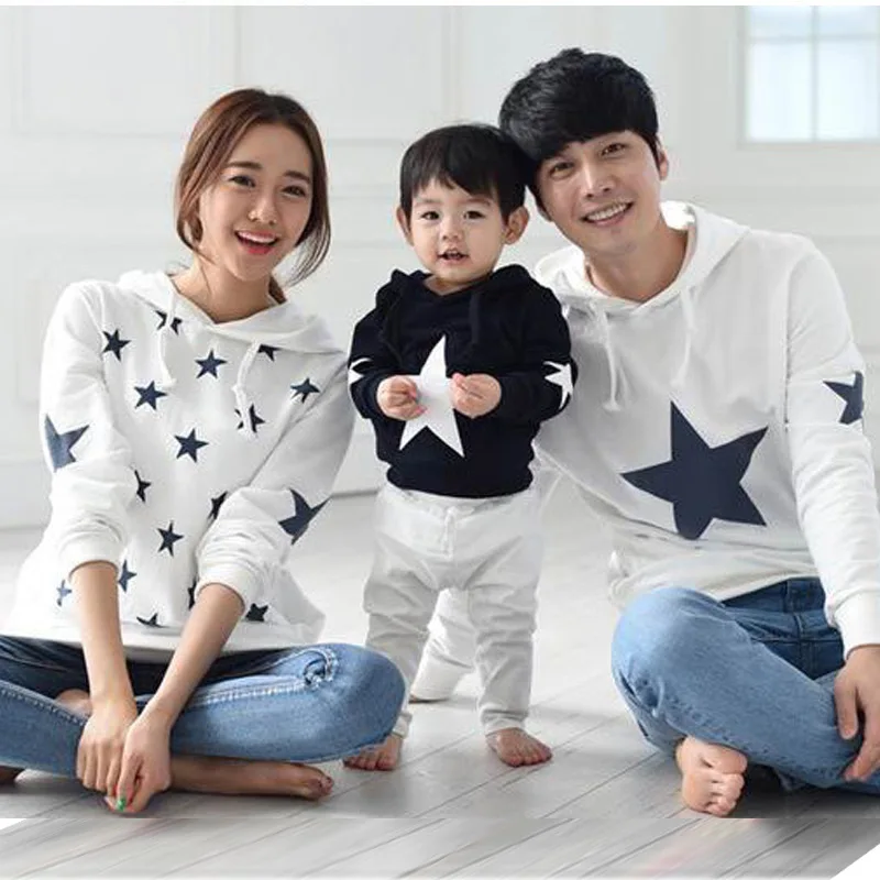 

Parent-child Matching Outfit Hoodie 2018 New Style Fall And Winter Clothes Mother & Daughter Mother-child Suit South Korea Famil