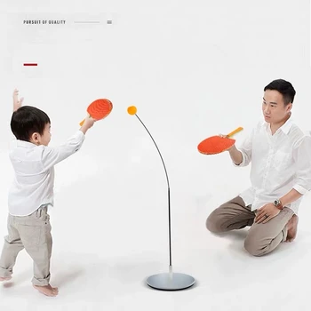 

Portable Table Tennis Trainer PingPong Training Equipment Table Tennis Soft Rebound Trainer Rapid Backbound Machine