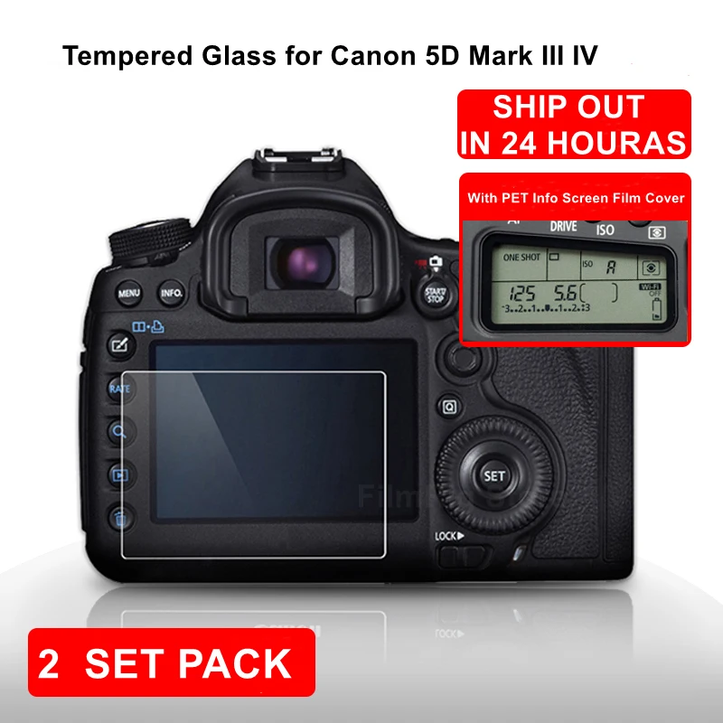 Canon EOS 5D MARK III IV 5D3 5D4 카메라 강화 보호 유리 ..