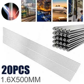 

20pcs Silver Welding Solder Wire Core Aluminum Rod Replacement Set 380°-400°