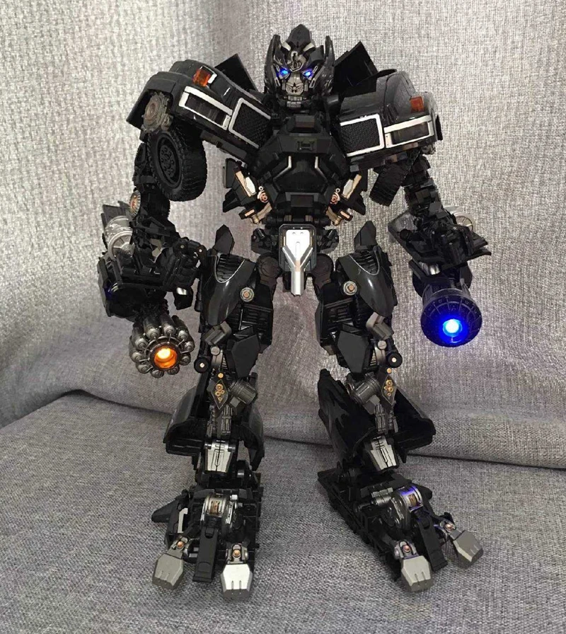 Трансформационная игрушка Черная Мамба LS-09 LS09 Ironhide оружие Expert сплав грузовик режим фигурка металлический робот Коллекция Модель автомобиля